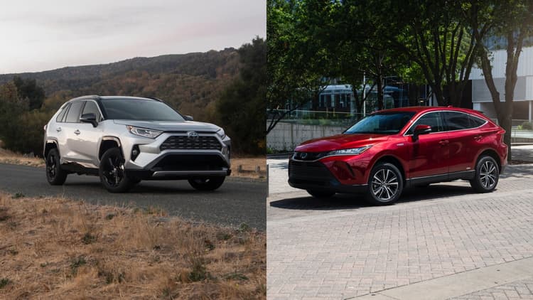 2021 Toyota RAV4 Hybrid vs. 2021 Toyota Venza: Which one should you get ...